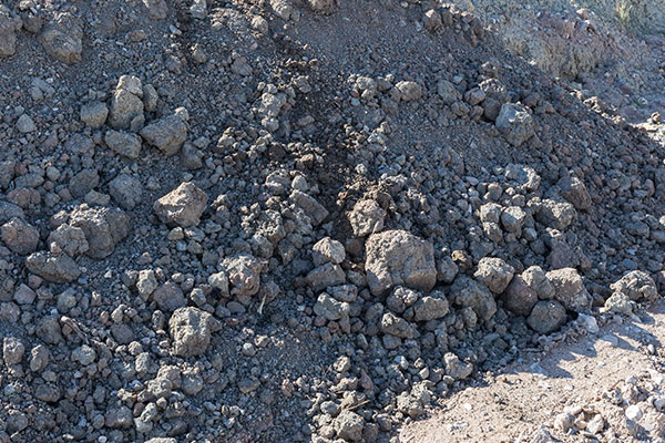 Füllmaterial Schotter aus Muschelkalk