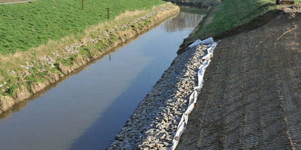 Muschelkalk im Wasserbau