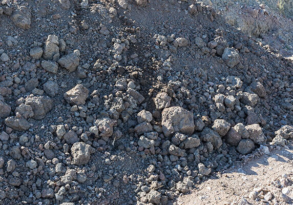 Füllmaterial Schotter aus Muschelkalk